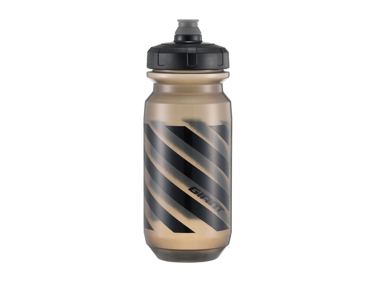 Giant DoubleSpring Water Bottle 600cc - Transparent Black/Black