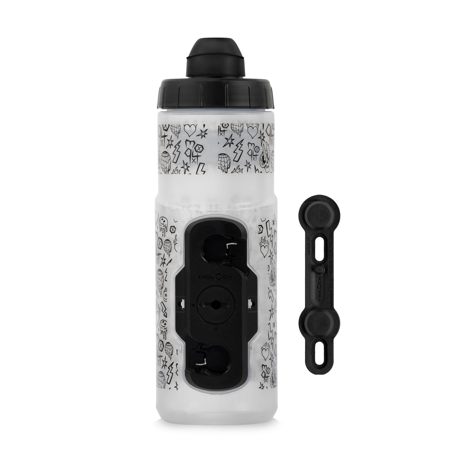 Muc-Off x Fidlock Twist Bottle 600ml + Bike Base
