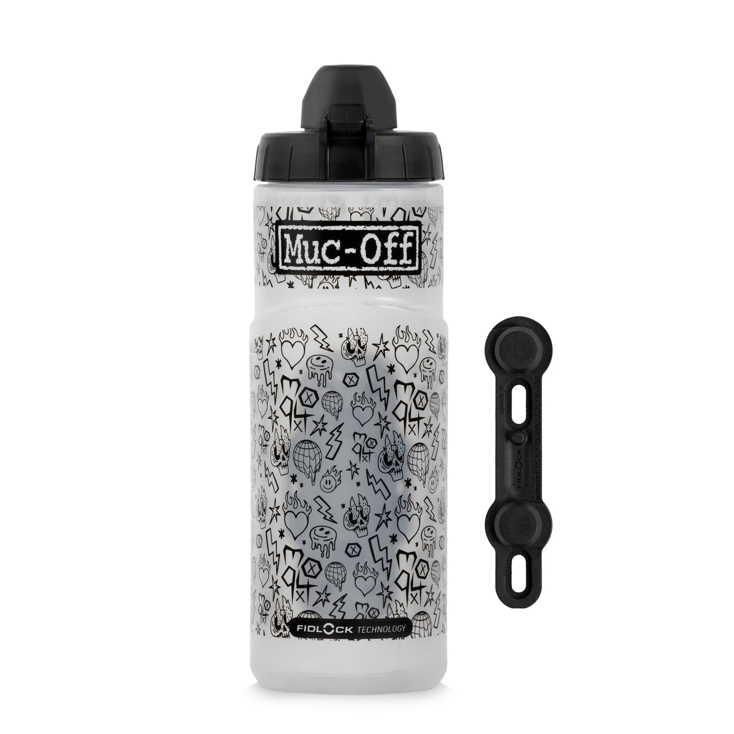 Muc-Off x Fidlock Twist Bottle 600ml + Bike Base
