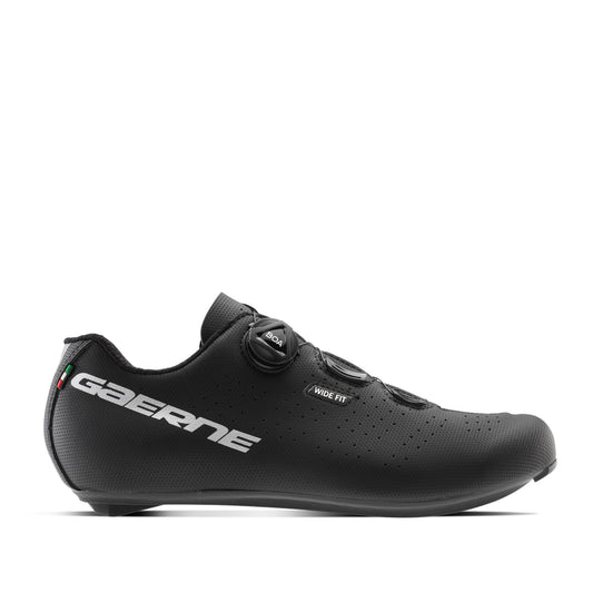 Gaerne Sprint Wide Road Cycling Shoes 2025: MATT BLACK