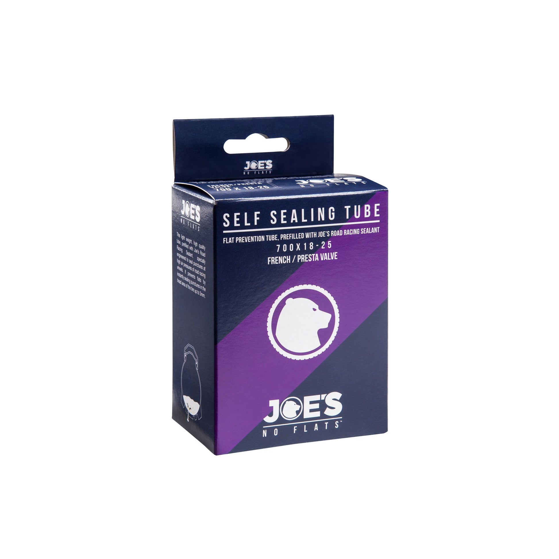 Joe's No Flats Road Self Sealing Tube (700 x 18-25c 48mm)