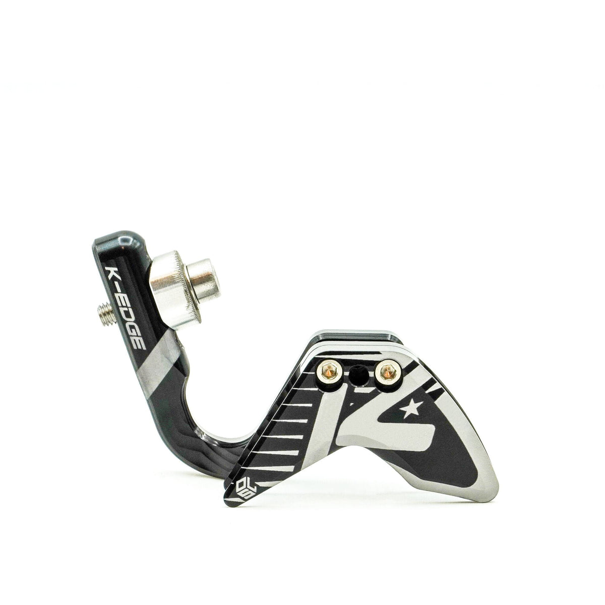 K-Edge Elevate 1x Large Ring Race Chain Guide, Black Anodised Black / One size