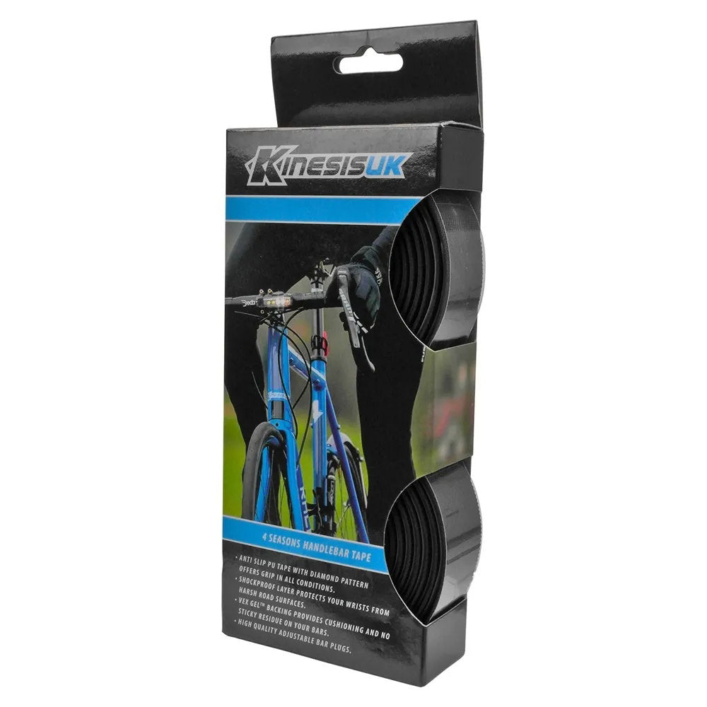 Kinesis - Bar Tape - 4 Seasons - Black Reflective