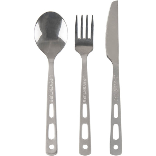 Lifeventure Stainless Steel Basic Cutlery Set