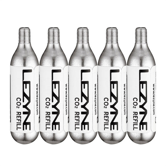Lezyne - 16G Threaded CO2 Cartridge pack of 5