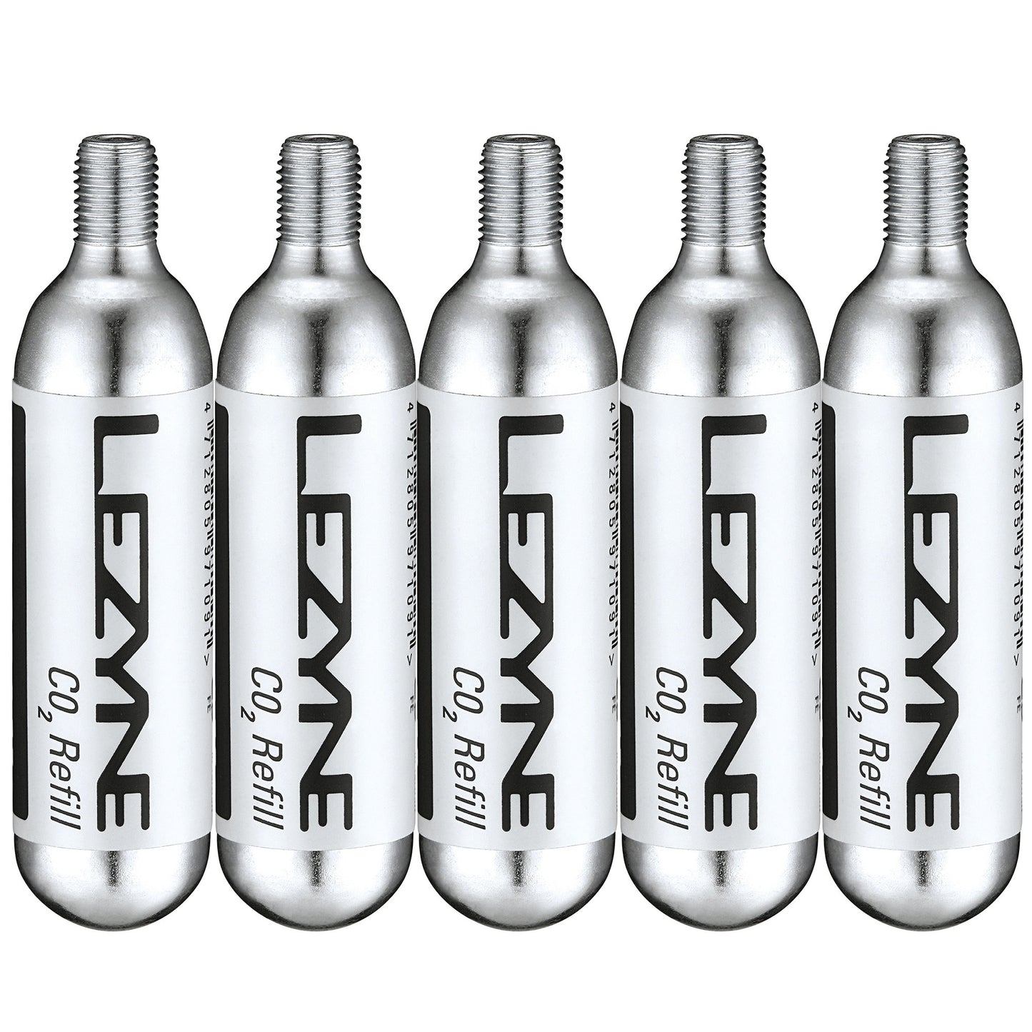 Lezyne - 16G Threaded CO2 Cartridge pack of 5