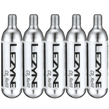 Lezyne - 16G Threaded CO2 Cartridge pack of 5