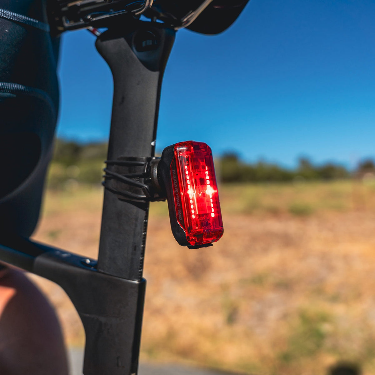 Lezyne Radar Pro 300 LED Rear Light - Black