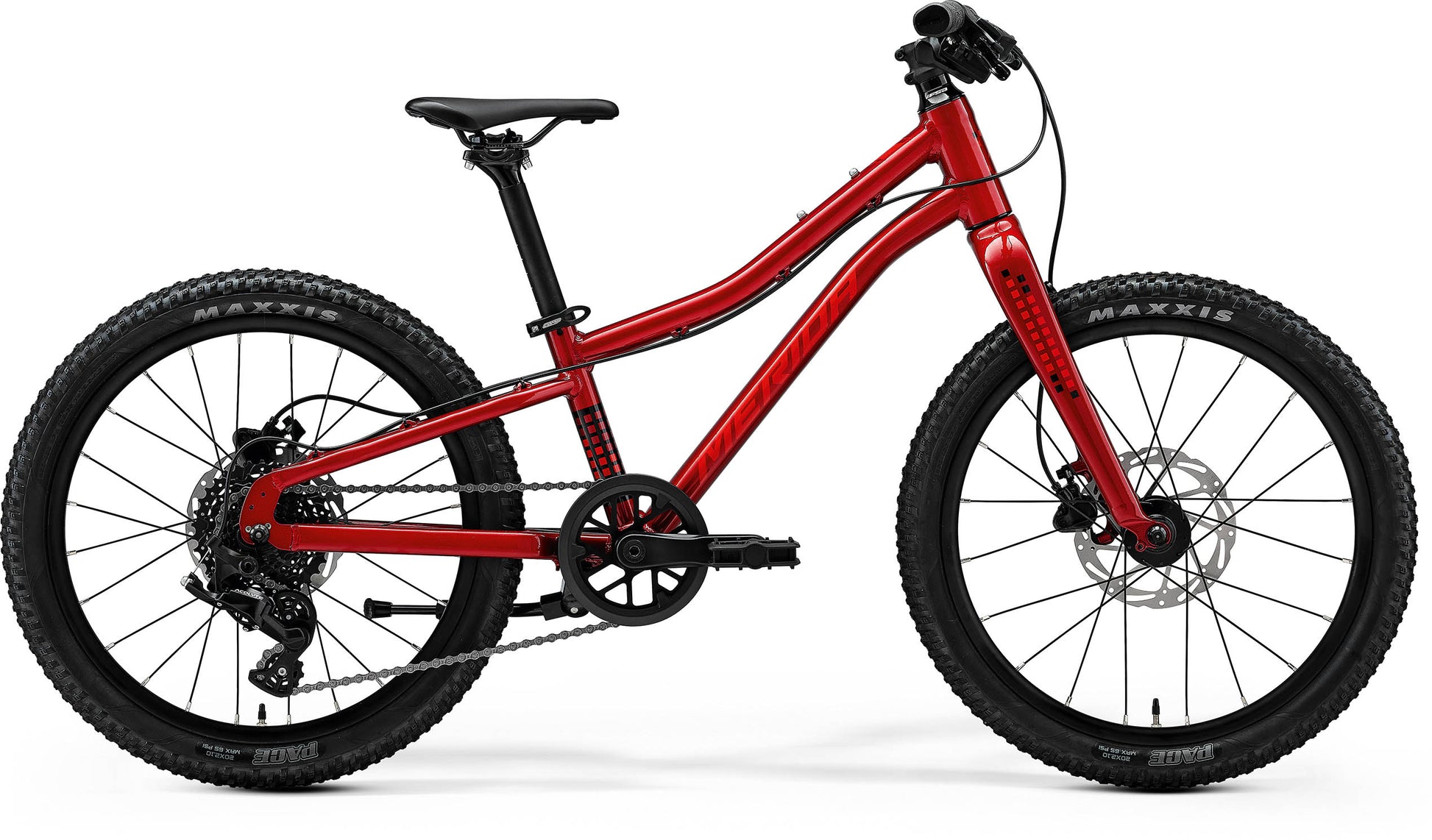 Merida Matts J.20+ - Dark Strawberry (Race Red/Blk) - MY26