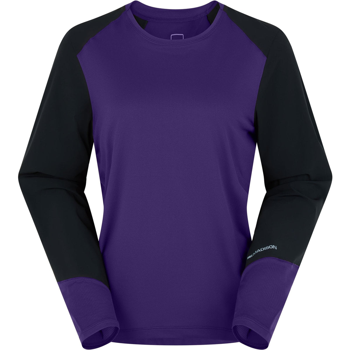 Madison Flux Women's Long Sleeve Trail Jersey AW26 Purple / Black / Size 16