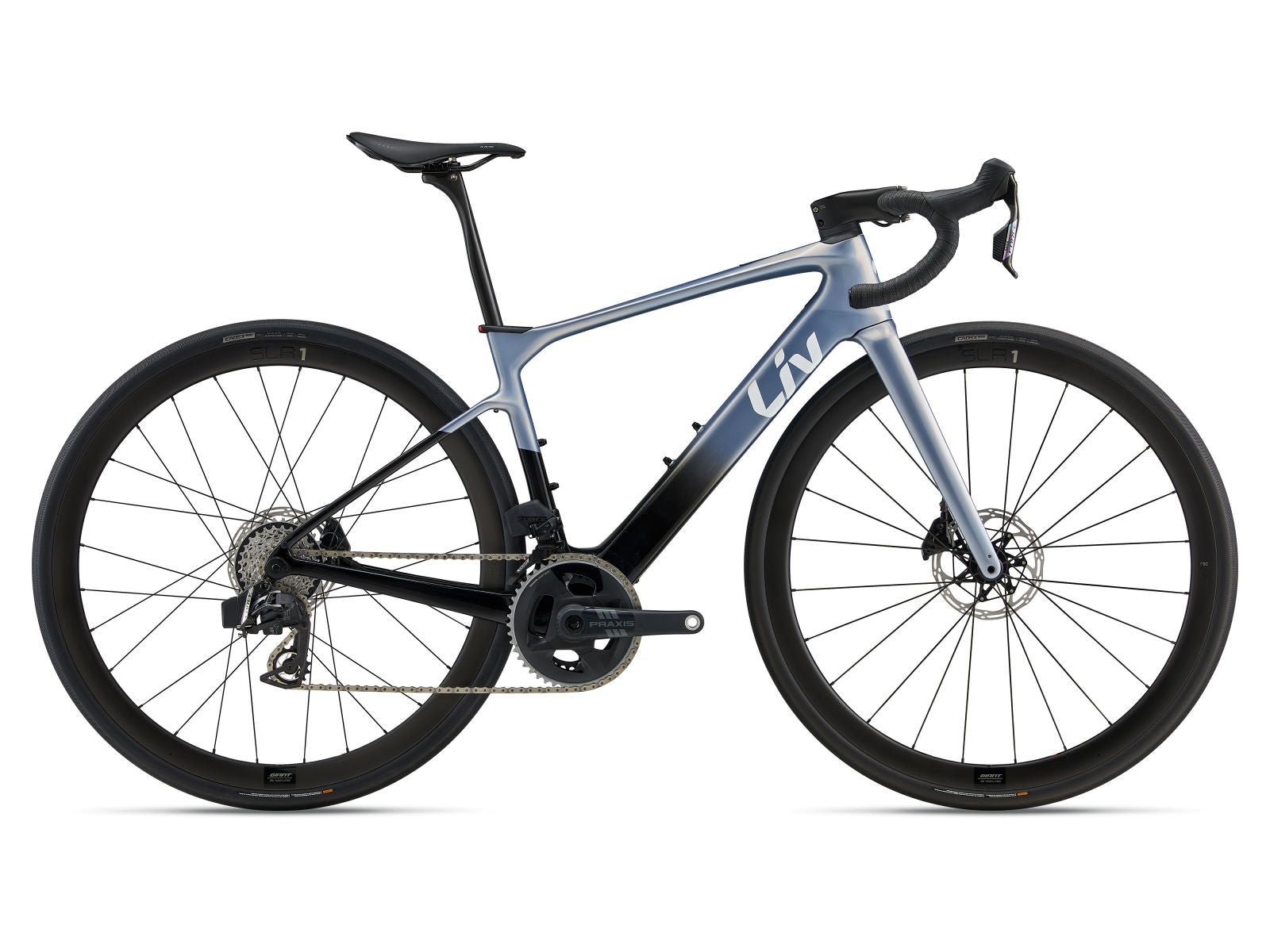 Liv Avail Advanced E+ Elite 1 - Dreamy Blue/Carbon Smoke