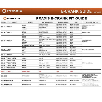 Praxis Works eCrank Set - EC-4 Type 4 - Alloy