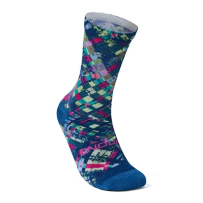 Endura PATCHWORK LTD PRINT SOCK BLU/BLU - Blue