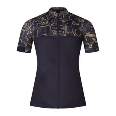 Endura FLORAL BLOCK FS260 PRINT S/S JERSEY BLK/BLK - Black