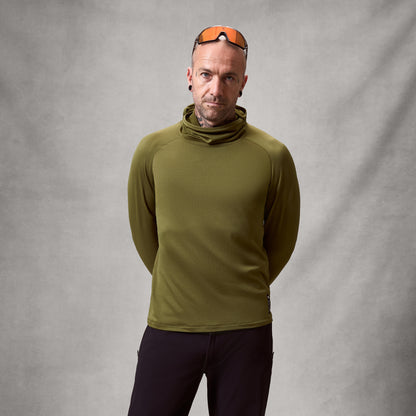 Endura MEN'S ALLTRACK ROUT SCUBA HOODIE FLEECE - Green