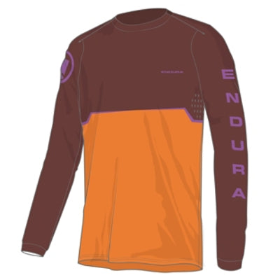 Endura SingleTrack Core Printed L/S Tee