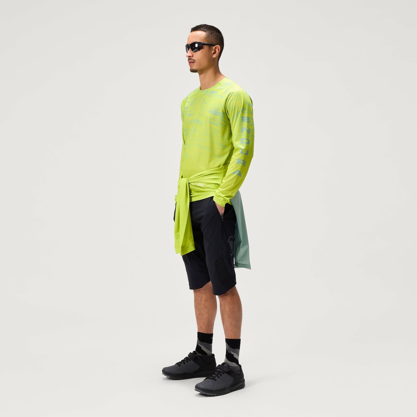 Endura MARBLE LTD PRINTED L/S TEE GRN/GRN - Green