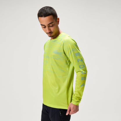 Endura MARBLE LTD PRINTED L/S TEE GRN/GRN - Green