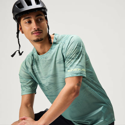 Endura MARBLE LTD PRINTED S/S TEE GRN/GRN - Green