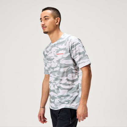Endura MOUNTAIN CAMO LTD PRINTED S/S TEE GRY/GRY - Grey