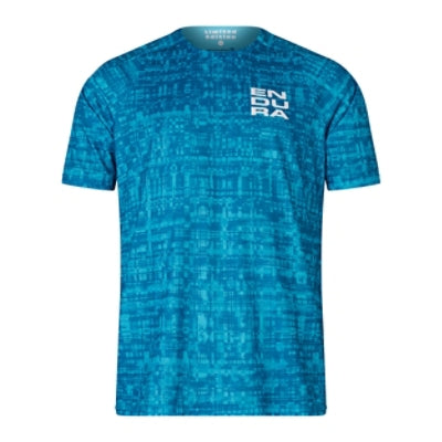 Endura GRID LTD PRINTED S/S TEE BLU/BLU - Blue