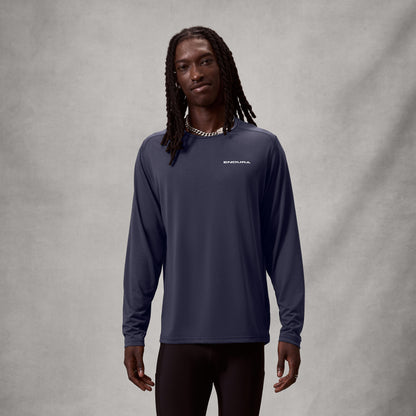 Endura MEN'S LOOP LONG SLEEVE TECH TEE - Grey
