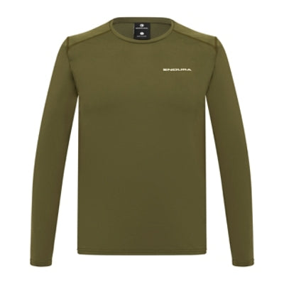 Endura MEN'S LOOP LONG SLEEVE TECH TEE - Green