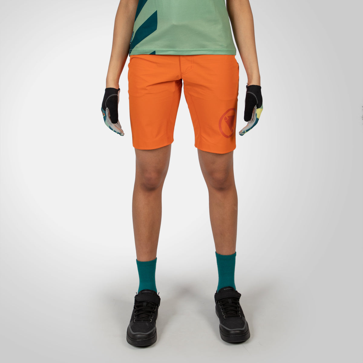 Endura Women's SingleTrack Lite Short - Orange