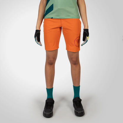 Endura Women's SingleTrack Lite Short - Orange