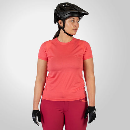 Endura Women's SingleTrack S/S Jersey - Pink