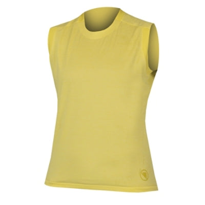 Endura Women's SingleTrack Tank Top - Yellow