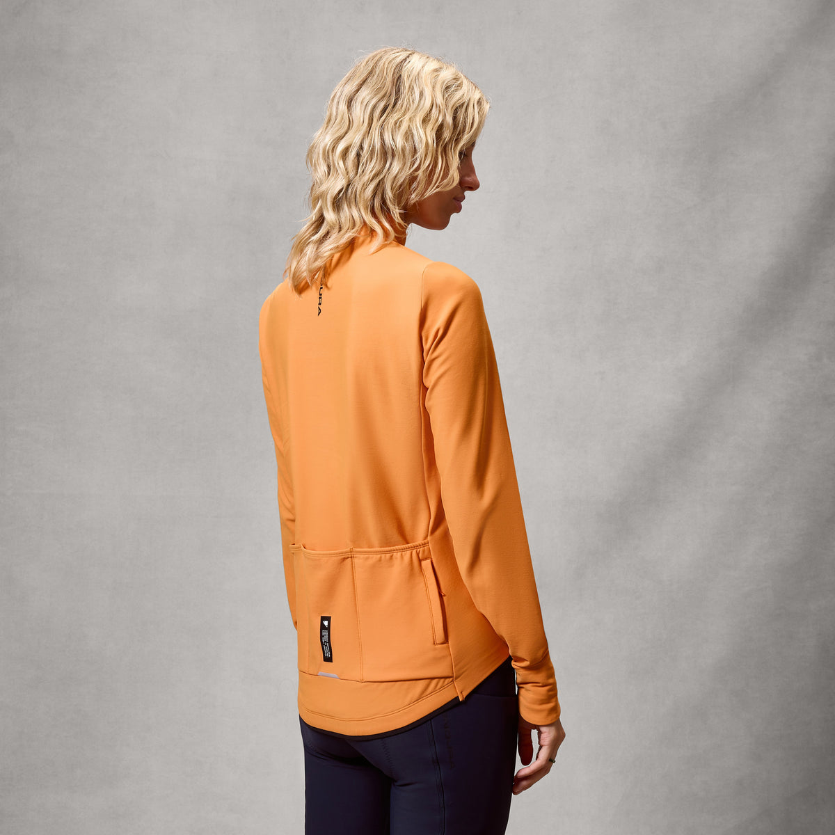 Endura WOMEN'S LOOP RIDE LONG SLEEVE JERSEY - Orange