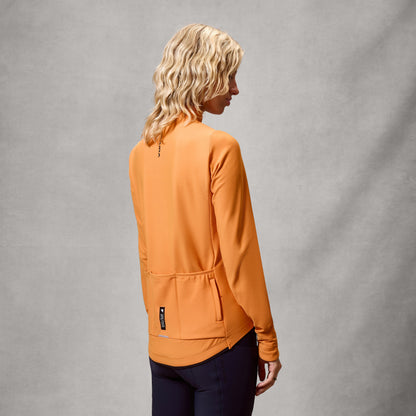 Endura WOMEN'S LOOP RIDE LONG SLEEVE JERSEY - Orange