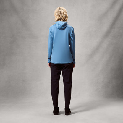 Endura WOMEN'S ALLTRACK ROUT SCUBA HOODIE FLEECE - Blue