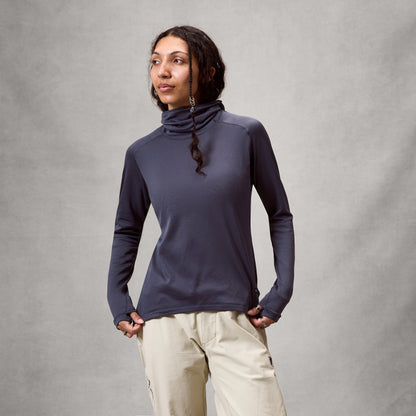 Endura WOMEN'S ALLTRACK ROUT SCUBA HOODIE FLEECE - Grey
