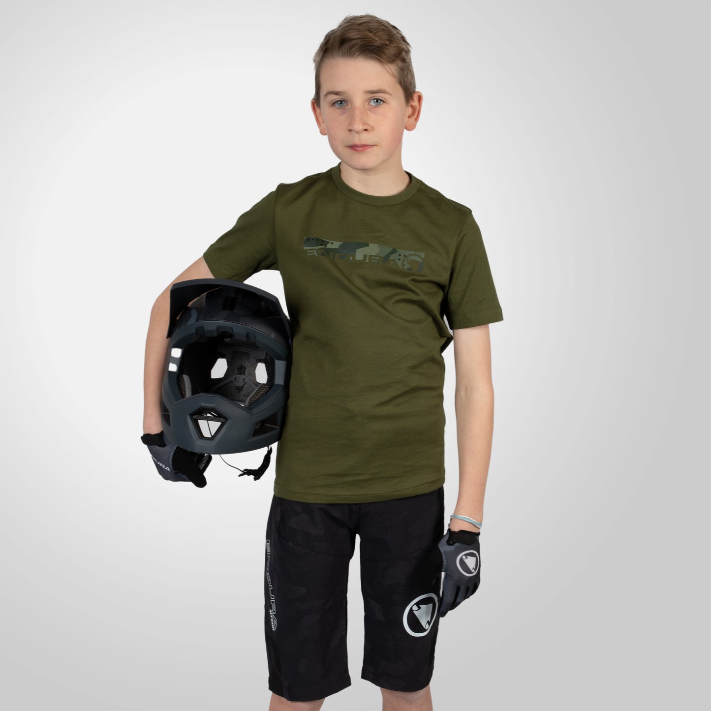 Endura Kid's One Clan Organic Tee Camo