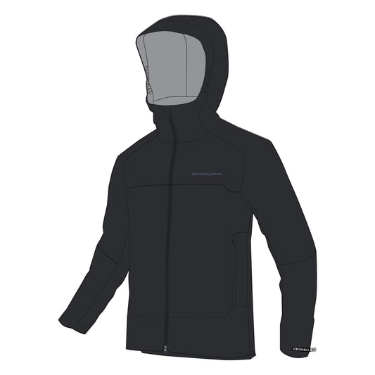 Endura KID'S MT500 WATERPROOF JACKET - Black