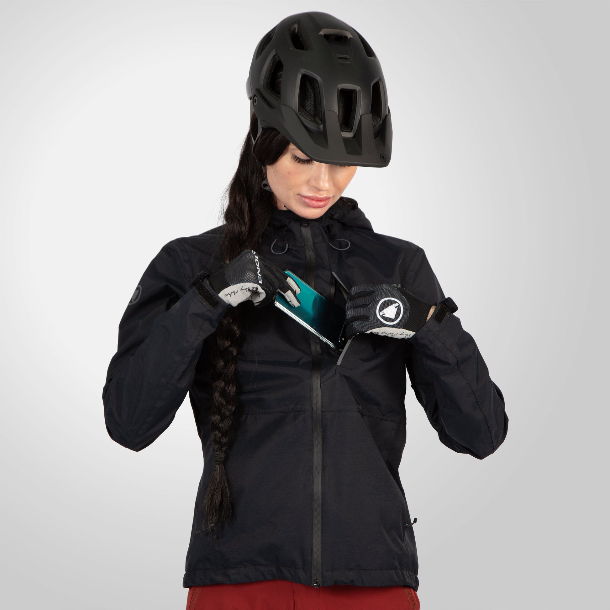 Endura Women's Hummvee Waterproof Hooded Jacket — view 9