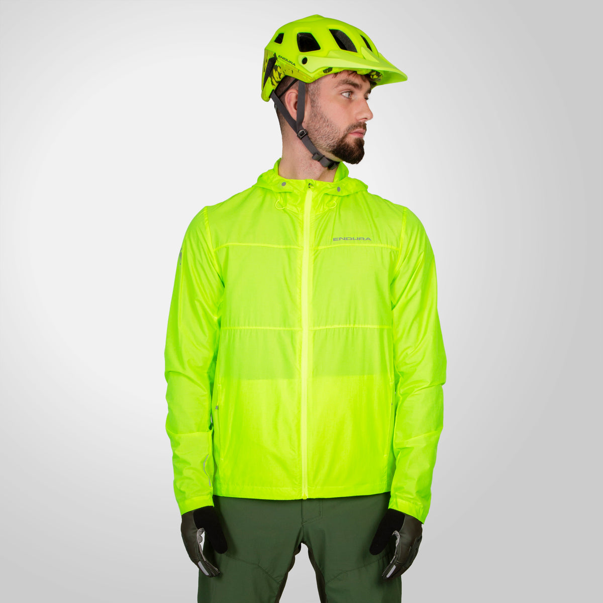 Endura Hummvee Windproof Shell Jacket - Yellow