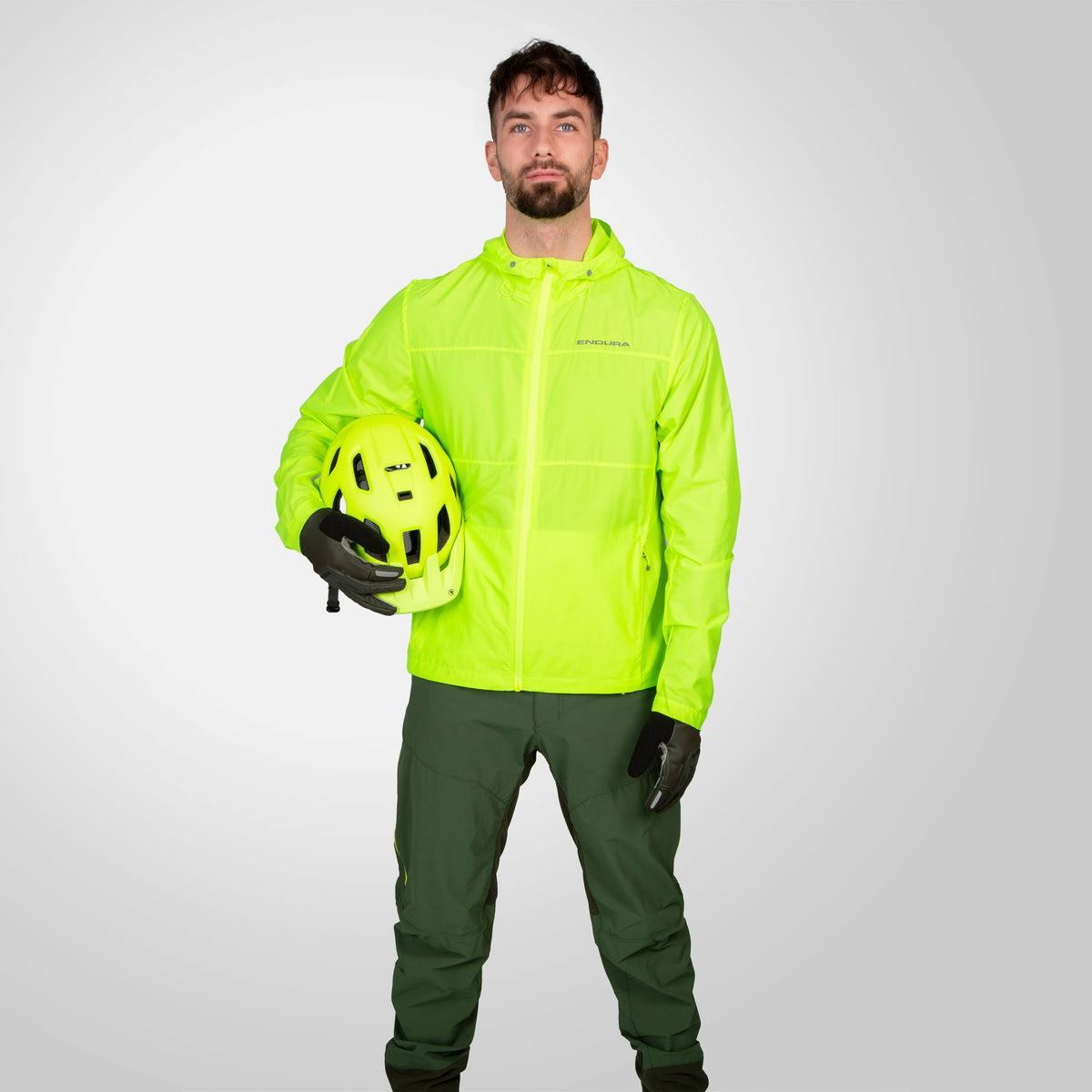 Endura Hummvee Windproof Shell Jacket - Yellow