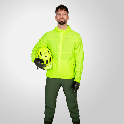 Endura Hummvee Windproof Shell Jacket - Yellow