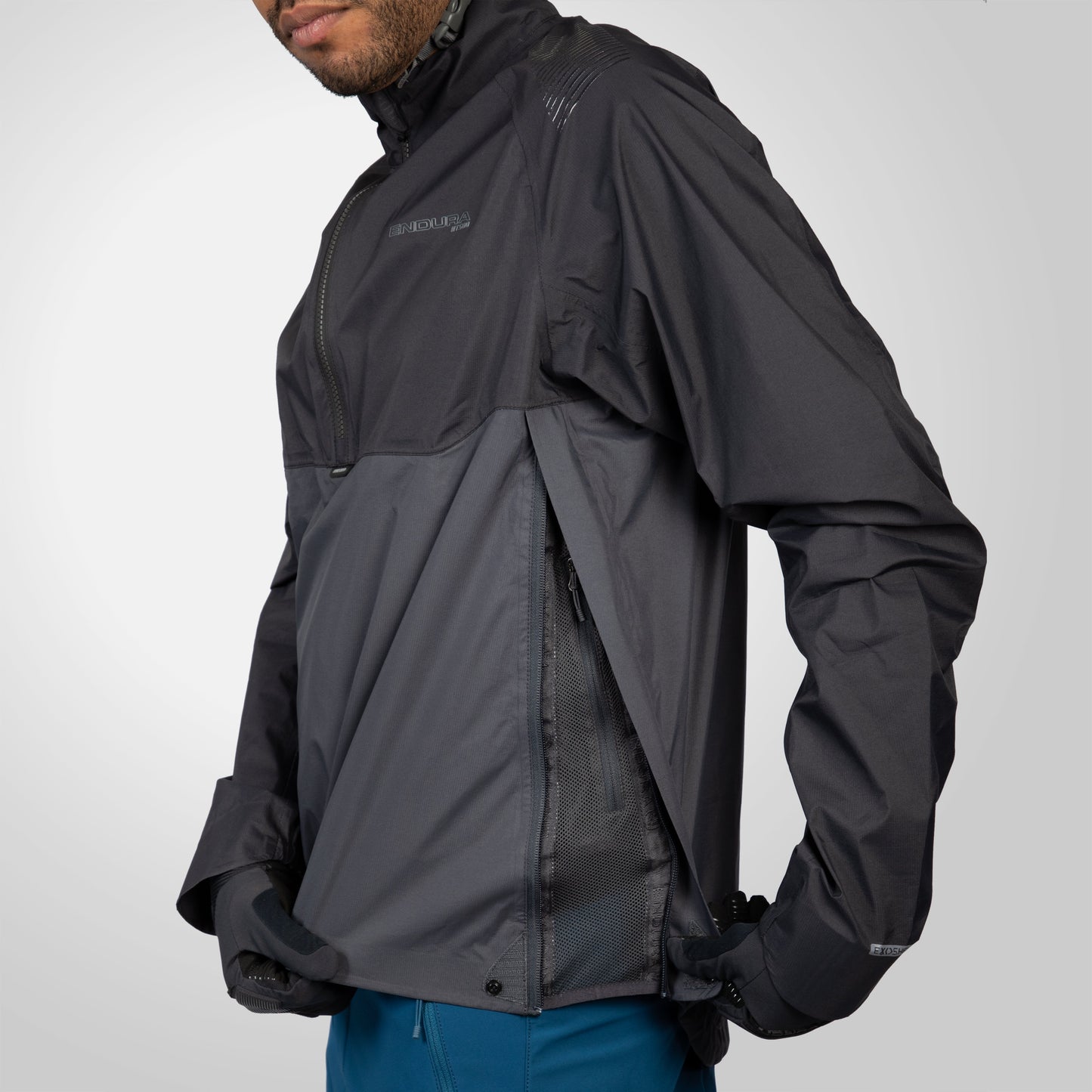 Endura MT500 Lite Pullover Waterproof Jacket - Black