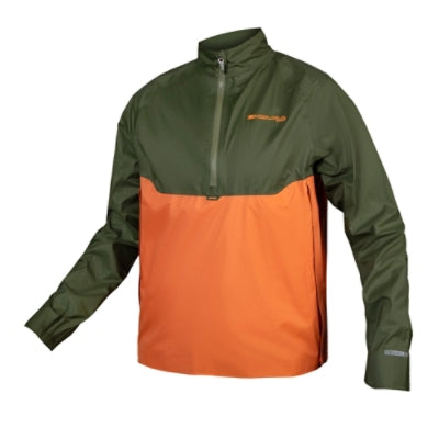 Endura MT500 Lite Pullover Waterproof Jacket - Orange