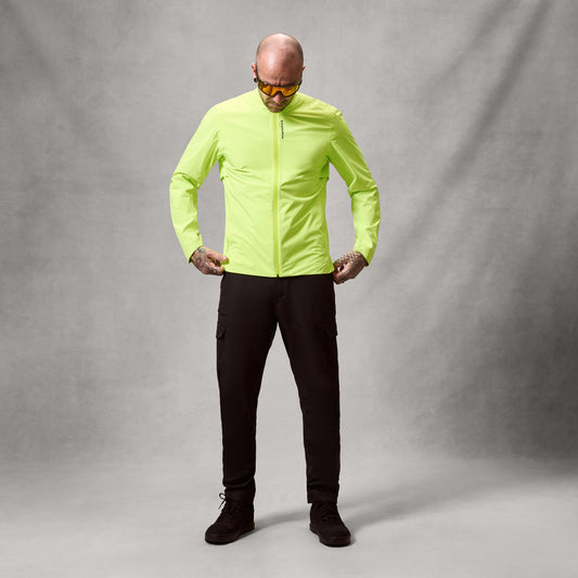 Endura MEN'S LOOP ROUT WATERPROOF JACKET - Yellow