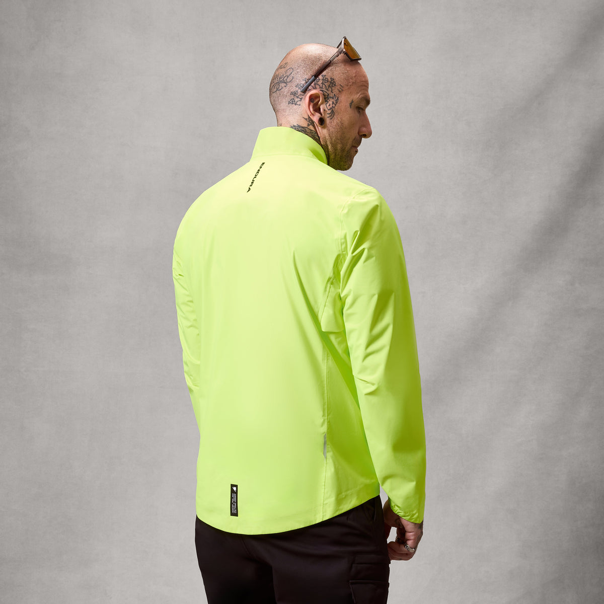 Endura MEN'S LOOP ROUT WATERPROOF JACKET - Yellow