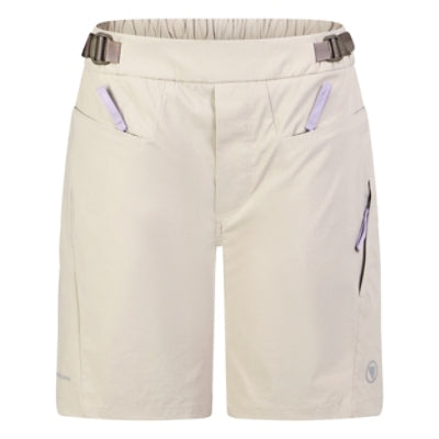 Endura WOMEN'S SULTRAC ADV 8" SHORT WITH LINER GRY/GRY - Grey