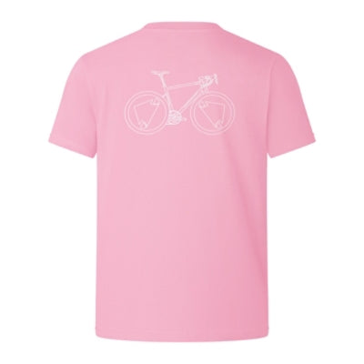 Endura LTD GRAPHIC TEE - PEDAL POWER PNK - Grey