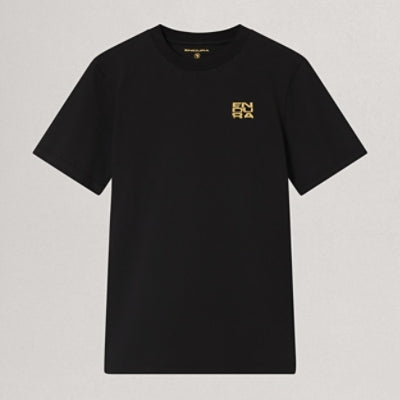 Endura LTD GRAPHIC TEE - STACK LOGO BLK/BLK - Black