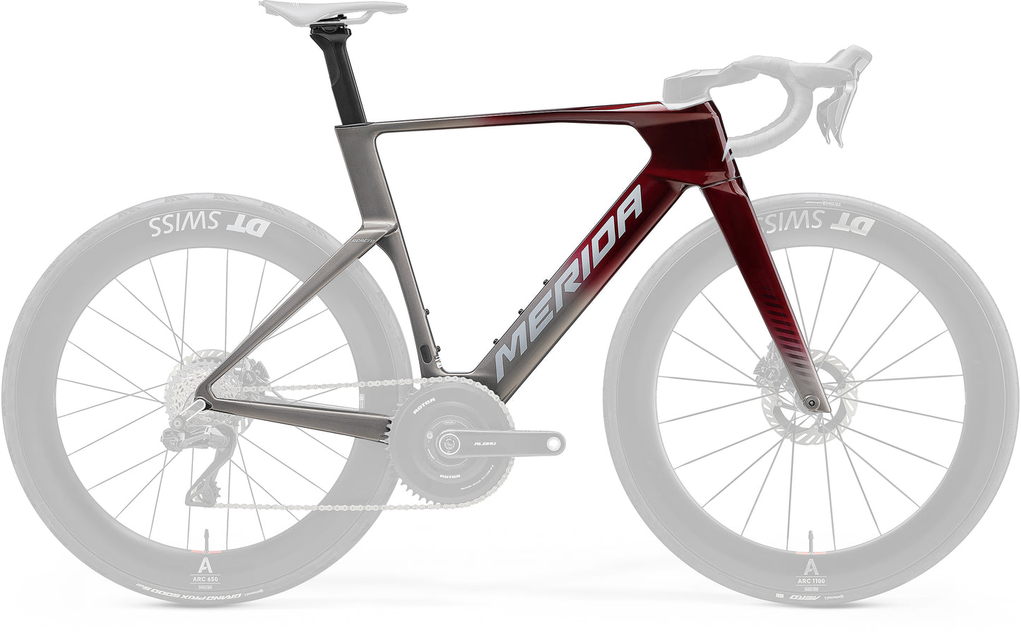 Merida Reacto One Frame - Passion Red/Slate Grey (Grey) - MY27