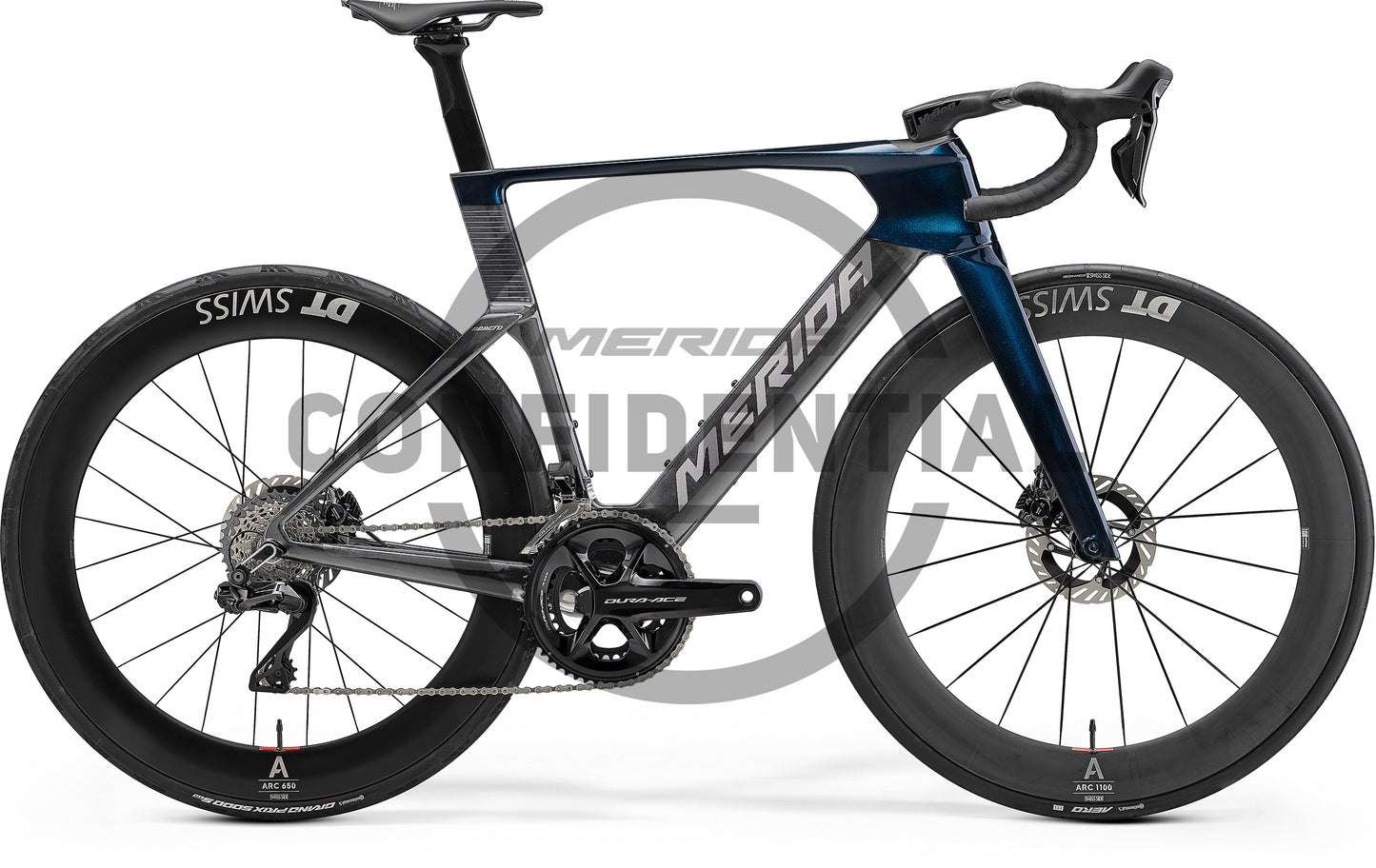 Merida Reacto Pro - Gunmetal Grey/Blue (Silver)